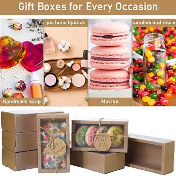 Buy Roowest Kraft Gift Boxes Set - Elegant Packaging