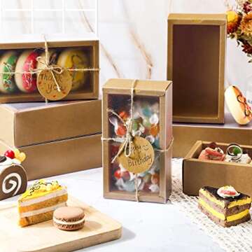 Buy Roowest Kraft Gift Boxes Set - Elegant Packaging