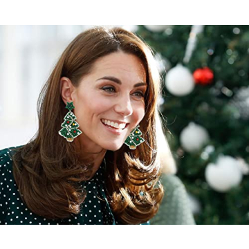 Hypoallergenic Christmas Beaded Earrings for Holiday Cheer