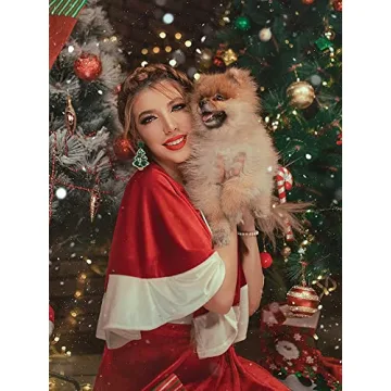 Hypoallergenic Christmas Beaded Earrings for Holiday Cheer