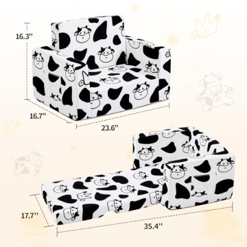 Convertible Toddler Chair with Adorable Designs for Comfort