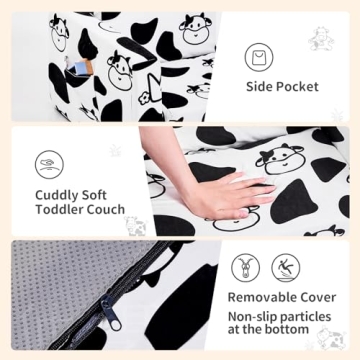 Convertible Toddler Chair with Adorable Designs for Comfort