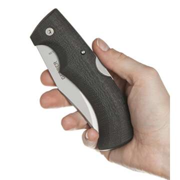 Gerber Gear Gator Pocket Knife - 3.76" Serrated Edge Folding Knife - EDC Gear and Equipment - Black