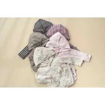 Modern Moments Baby Girls' Hooded Hacci Set 12 Months
