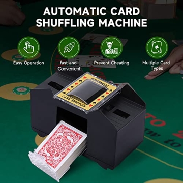 Unniweei Automatic Card Shuffler for Game Night Fun