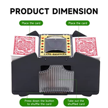 Unniweei Automatic Card Shuffler for Game Night Fun