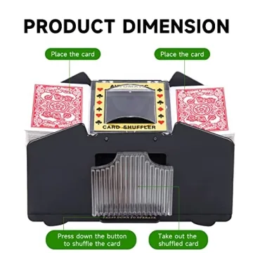 Unniweei Automatic Card Shuffler for Game Night Fun