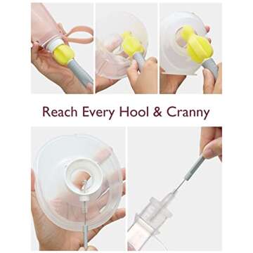 Momcozy Cleaning Brush Kit Compatible with Momcozy Wearable Breast Pump
