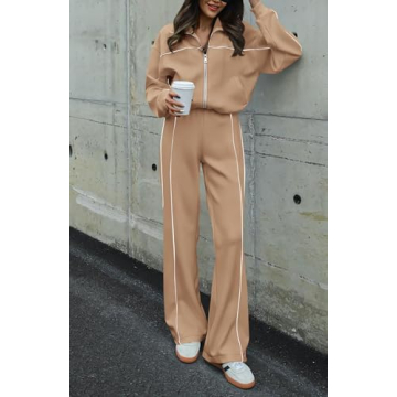 BTFBM Women's Stylish and Comfortable Tracksuit Set