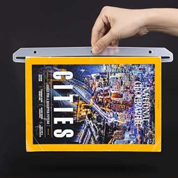 Tutata 24Pcs Magazine Holders for 3 Ring Binders