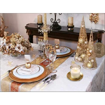 Gold Iron Plate Candle Holders Set for Elegant Home Decor