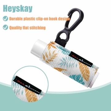 HEYSKAY Lip Balm Holder Sleeves - Unique & Durable Design