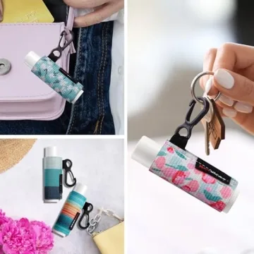 HEYSKAY Lip Balm Holder Sleeves - Unique & Durable Design