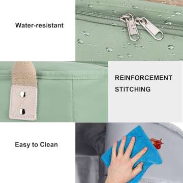 Stylish SUNUP Large Insulated Lunch Bag for Work