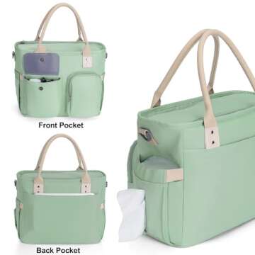 Stylish SUNUP Large Insulated Lunch Bag for Work