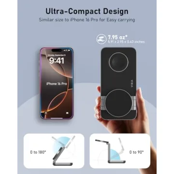 VBA 3 in 1 Wireless Charging Station - Fast Portable Charger