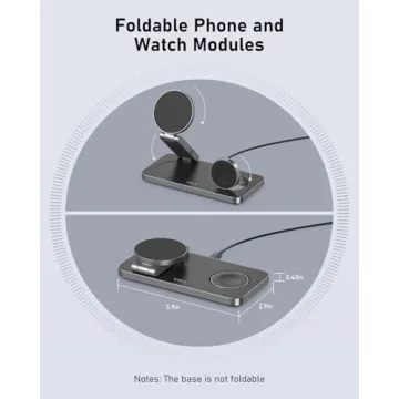 VBA 3 in 1 Wireless Charging Station - Fast Portable Charger