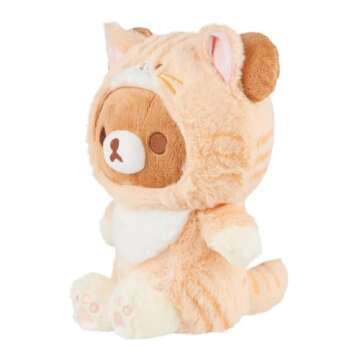 Adorable Rilakkuma Chairoikoguma Plush - Perfect for Kids & Collectors!