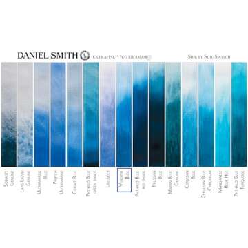 Daniel Smith Extra Fine Watercolor 15ml Paint Tube, Verditer Blue (284600173), 0.5 Ounce (Pack of 1)