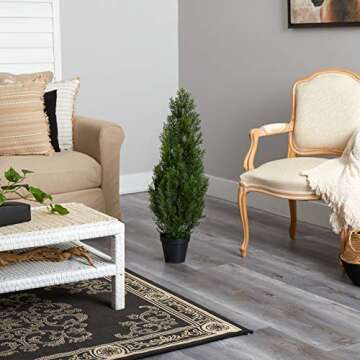 Nearly Natural 3ft. Mini Cedar Pine Tree (Indoor/Outdoor)