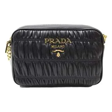 Prada Bandoliera Nero Black Nappa Leather Handbag
