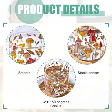 Charming Mushroom Mug with Spoon Set for Gift Giving