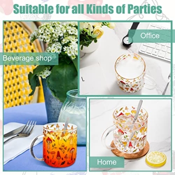 Charming Mushroom Mug with Spoon Set for Gift Giving