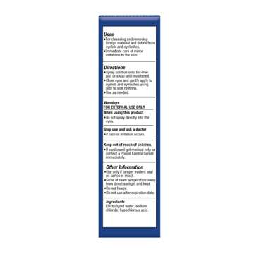 OCuSOFT HypoChlor Spray - Non-Irritating Hypochlorous Acid Spray & Eyelid Cleanser Solution to Remove Oil & Debris- 2 fl oz