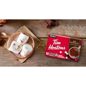 Tim Hortons Original Hot Chocolate, Single Serve Keurig K-Cup Pods, 10 Count