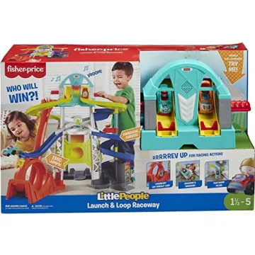 Fisher-Price Toddler Launch & Loop Raceway Track