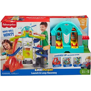Fisher-Price Toddler Launch & Loop Raceway Track