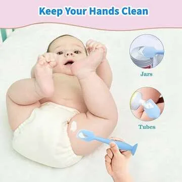 Smart Silicone Diaper Cream Applicator Set for Easy Use