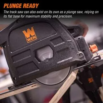 WEN CT1065 10-Amp 6.5-Inch Plunge Cut Sidewinder Circular Track Saw,Black