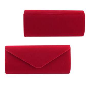 Chic Velvet Evening Bag Clutch by lovyoCoCo for Women