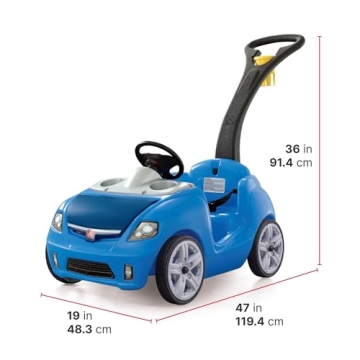 Step2 Whisper Ride II Buggy - Safe Push Car for Toddlers