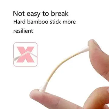 Bamboo Cotton Swabs 1200pcs Eco-Friendly Quality Swabs