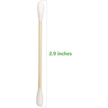 Bamboo Cotton Swabs, Wooden Cotton Swabs 1200pcs