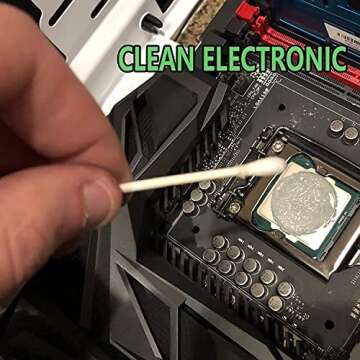 Bamboo Cotton Swabs, Wooden Cotton Swabs 1200pcs