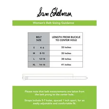 Stylish Sam Edelman Women's Double-E Logo Plaque Belt