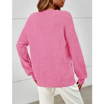 MEROKEETY Women's Oversized Pullover Sweater for Fall