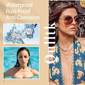 Qulltk Lucky Necklace Separator Strong Magnetic Clasps