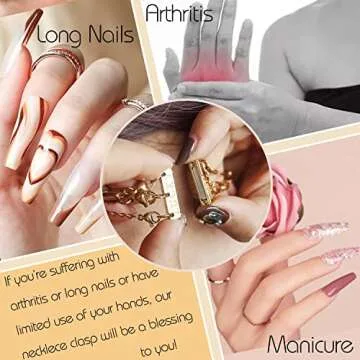 Qulltk Lucky Necklace Separator Strong Magnetic Clasps