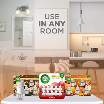 Air Wick Pumpkin Spice Plug in Scented Oil Refill 5 ct