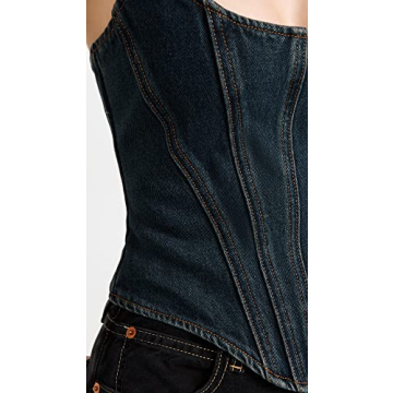 Lioness Capri Corset Top for Stylish Women in Dark Denim