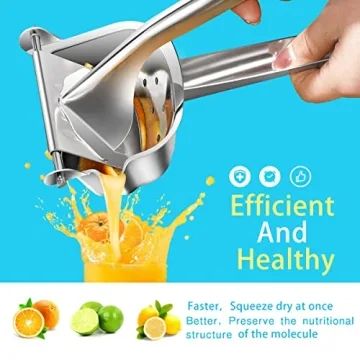Stainless Steel Lemon Squeezer for Effortless Juicing