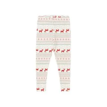 AVAUMA Baby Boys Girls Pajamas Sets 6M-10Y Kids Cute Toddler Christmas Pattern Design Pjs Cotton Sleepwear (Little Reindeer.2T)