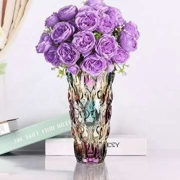 CEMABT Thickened Glass Vases for Elegant Home Centerpieces