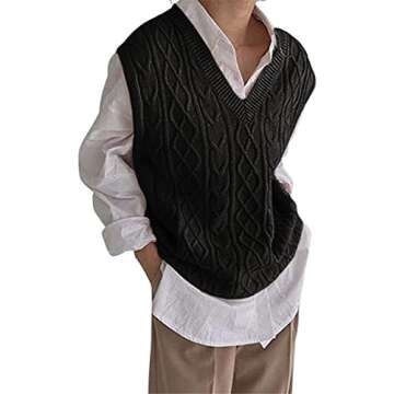Stylish Women's V Neck Sweater Vest - Perfect for Layering