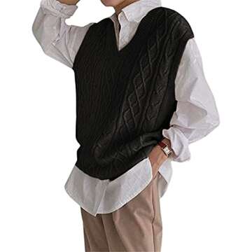 Stylish Women's V Neck Sweater Vest - Perfect for Layering