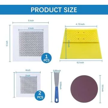 Drywall Repair Kit,Drywall Hole Patch Repair Kit to Fix Wall Surface Holes and Creak Damage with White Repair Putty 8.5OZ,Scraper,Sanding Pad Fill Quick and Easy Solution